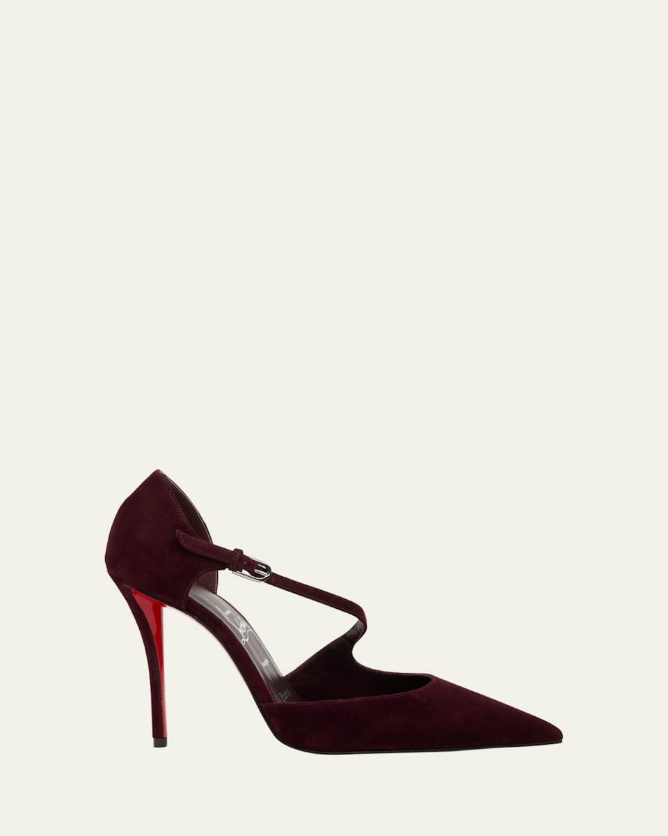 Miss Ziggyta Suede Red Sole Pumps